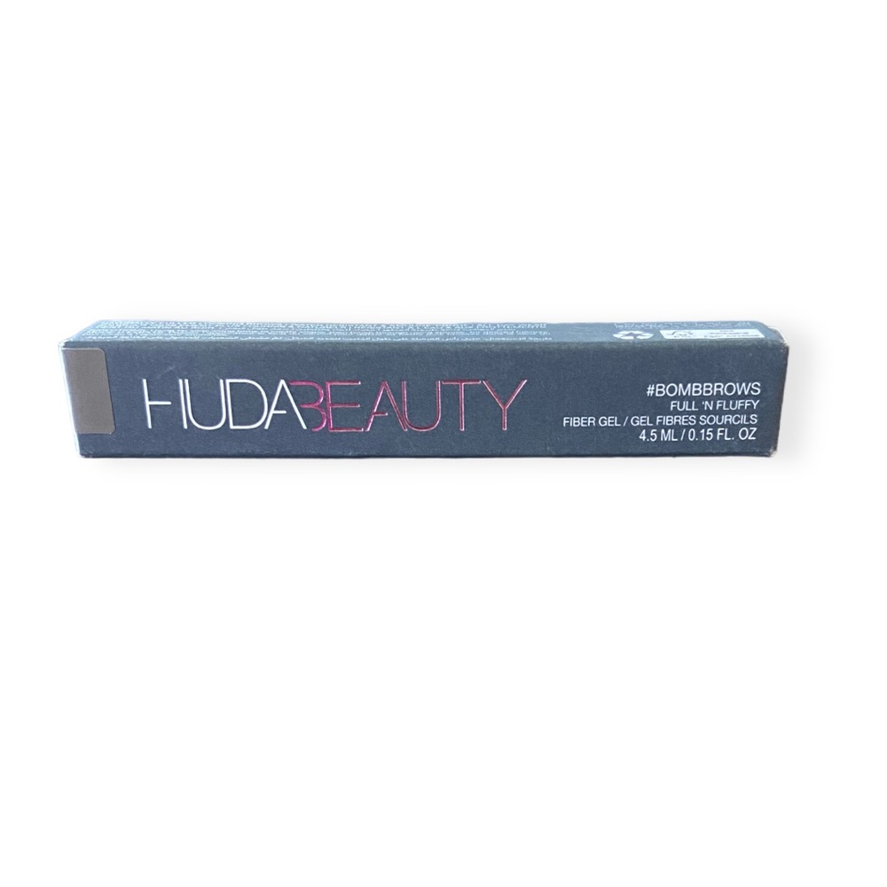 π HUDA BEAUTY #4 Light Brown #BombBrows Full βn Fluffy Volumizing Fiber Gel - Picture 3 of 7